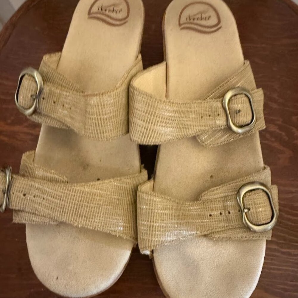 Dansko Leather Clogs Taupe‎ Sophie 2025 Size 41 (Womens 11)